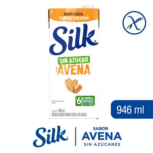 Bebida avena sin azúcar SILK 946 ml