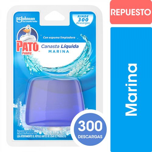 Canasta Líquida para Inodoro Pato Marina Repuesto 50 ml