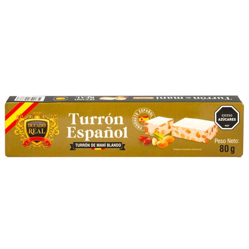 Turrón Maní Blando DUCADO REAL 80 g