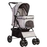 Coche-mascota-perro-y-gato-BEEPET-gris