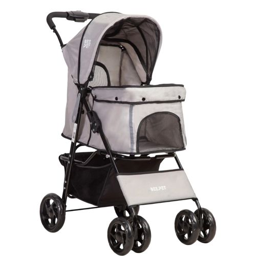 Coche mascota perro y gato BEEPET gris