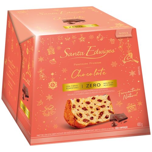 Panettone Santa Edwiges chispas sin azucar 400 g