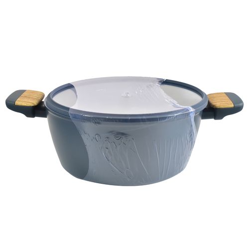 Cacerola 24 cm Antiadherente con Tapa Silicona