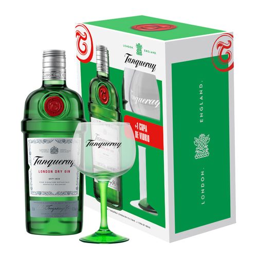 Gin TANQUERAY 750 ml + copa