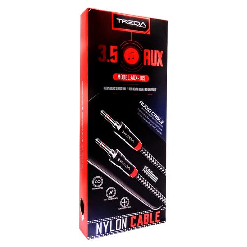 Cable Plug 3.5 Mm TREQA 1.5 Mts