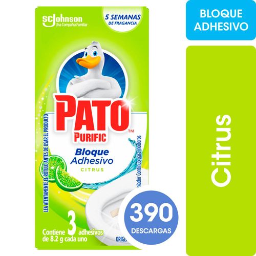 Limpiador Adhesivo para Inodoros PATO Citrus 24.60 g