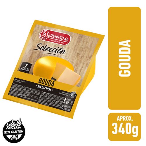 Queso Gouda LA SERENÍSIMA Cuna 340 g