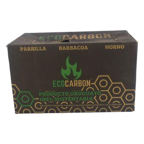 Carbón Vegetal Ecocarbon Caja con 9 Briquetas