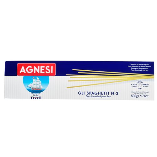 Fideos Spaghetti AGNESI 500 g