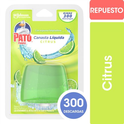 Canasta Líquida PATO Cítrico 50 ml