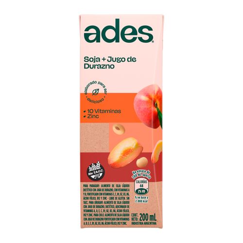 Jugo ADES Durazno 200 ml