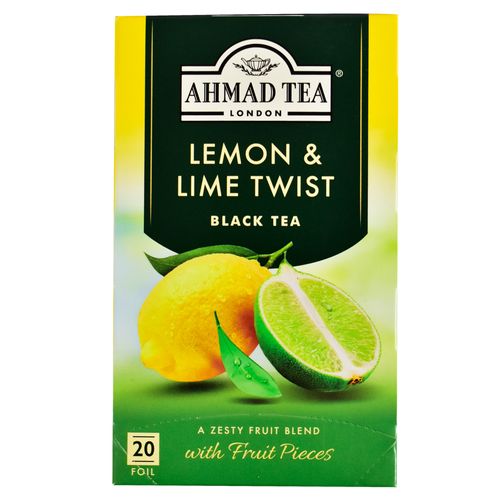 Té Negro Limón y Lima Twist AHMAD 20 Sobres