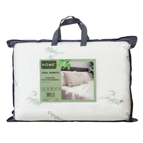 Almohada Viscolelastica 60x40x13 cm Blanco