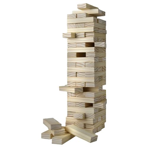 Jenga gigante de madera