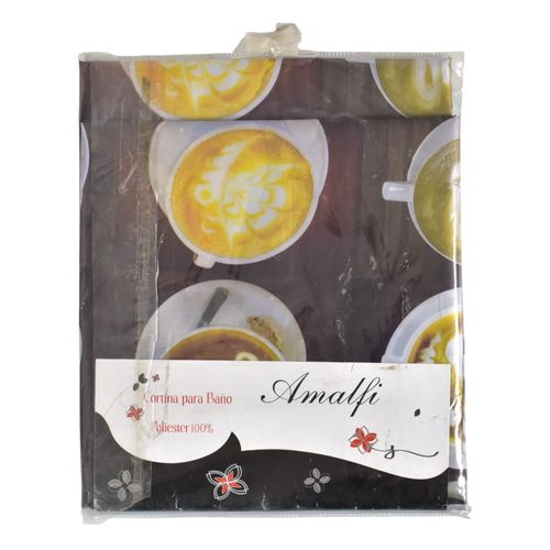 Cortina de baño teflón 180x180 cm flores