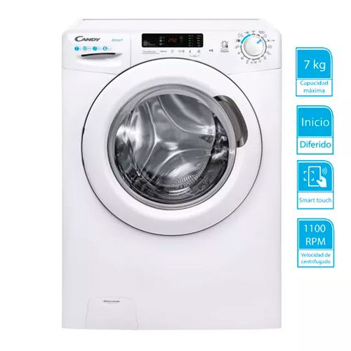 Lavarropas CANDY Mod. CS4 Mod. 1172DE/1-S Cf 7 Kg Mod. 1100RPM Slim
