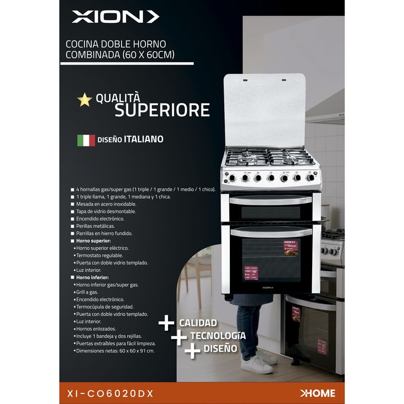 Cocina-Doble-Horno-XION-Mod.-CO6020DX-33-L---90-L