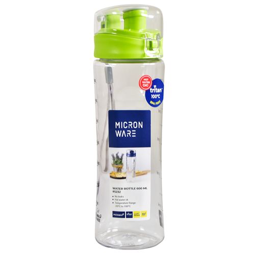 Botella En Tritan 600 ml Super Lock verde